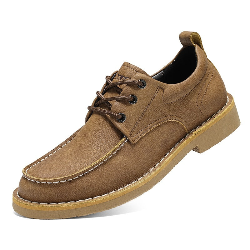 Autumn New Casual Leather Shoes Men's Casual Daily