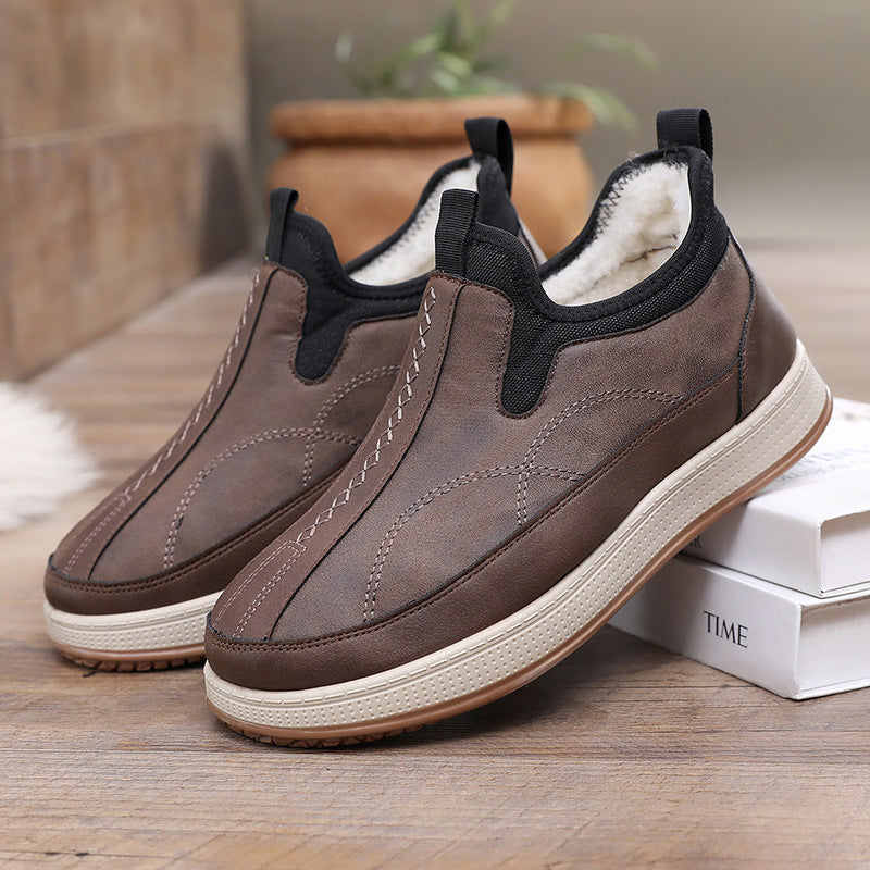 Winter New Cotton Men's Wool Cotton Boots