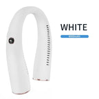 US Version Ergonomic Design Battery-powered Neck Fan, USB Button Control To Enjoy The Cool Summer
