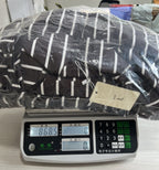 Warm Stand Collar Striped Hooded Cotton Coat Jacket