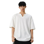 American V-neck Short Sleeve Men's Casual Versatile - The Premium
