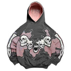 Women's Printed Hooded Long Sleeve Street Fashion Sweatshirt