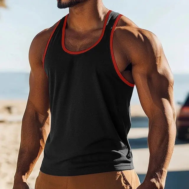 New American Style Slim Fit Casual Sports Men's Summer Vest - The Premium