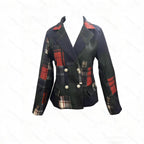 Ladies' Double-breasted Wool Suit Jacket