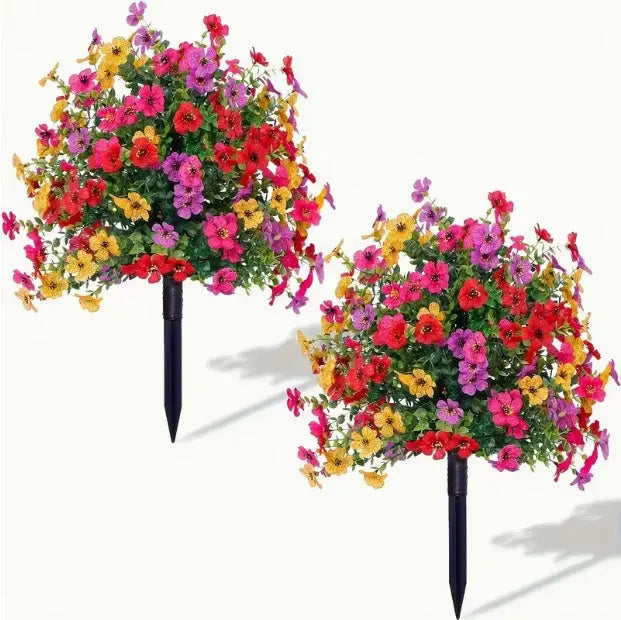 2-pack, ImitationFlowers, Ground Stake - The Premium