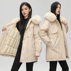 Thickened Down Cotton Coat For Women