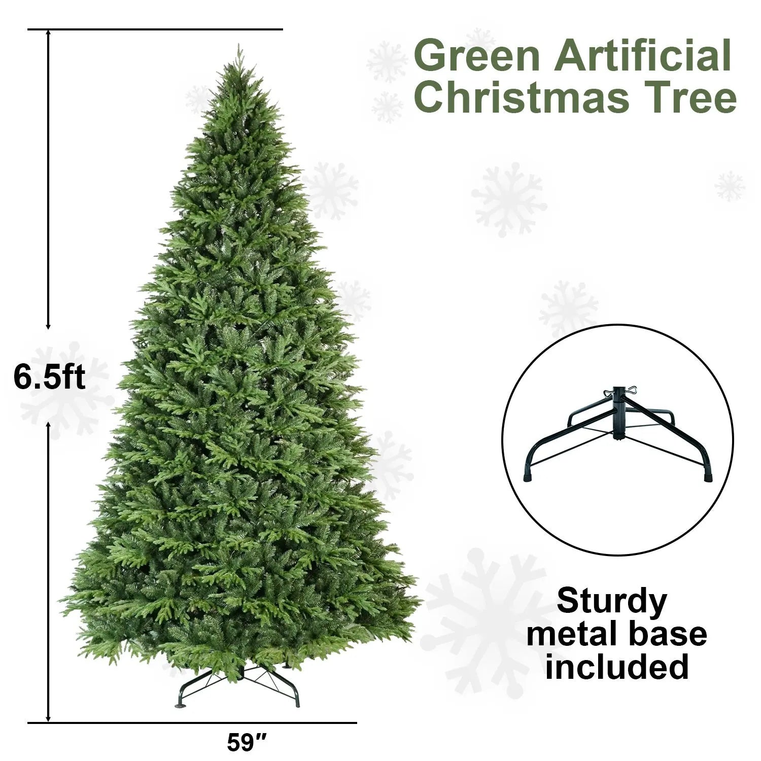PVC Christmas Tree, Christmas Decorations, Green - The Premium