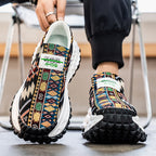 Platform Height Increasing Slip-on Casual Sneakers Trendy Shoes