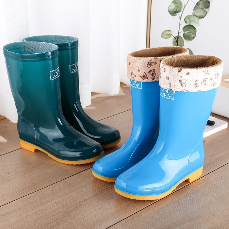 Wool Cotton Warm Non-slip Rain Boots