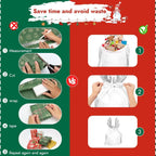 5 Pcs Christmas Antler Gift Bags - The Premium