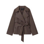 Women's Loose Short Trench Coat