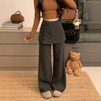 Korean-style Women's New Chic Versatile Loose Straight Pants