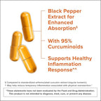 Qunol Turmeric Curcumin 2400mg – Powerful Joint Support with Black Pepper & Ginger for Enhanced Absorption AJ PRIME