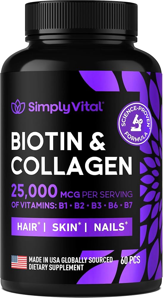 Biotin 25,000 Mcg – Boost Energy, Hair, Skin & Nails Health AJ PRIME