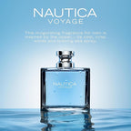 "Nautica Voyage for Men Eau de Toilette Spray – 3.4 oz / 100 ml | Authentic Designer Fragrance, Ideal Holiday Gift AJ PRIME