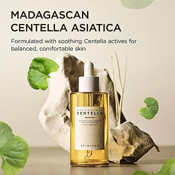 Madagascar Centella Asiatica Ampoule Facial Serum – Moisturizing & Firming for Prone & Sensitive Skin | Korean Glass Skin Care – ajprime.shop AJ PRIME