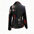 Ladies' Double-breasted Wool Suit Jacket