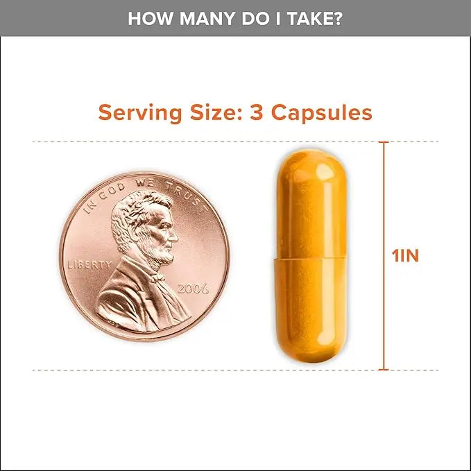 Qunol Turmeric Curcumin 2400mg – Powerful Joint Support with Black Pepper & Ginger for Enhanced Absorption AJ PRIME