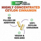 Berberine HCl Supplement with Ceylon Cinnamon & Citrus Bergamot – Metabolic & Digestive Health, 120 Vegan Capsules AJ PRIME