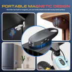 Digital Voice Activated Recorder With Playback, 4-in-1 Mini Magnetic Keychain Audio Recorder With AI Noise Cancelling, Small Voice Device For Lectures, Meetings