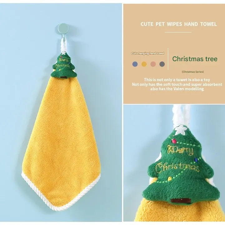 Christmas Theme Hand Towel--1pcs - The Premium