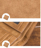 Thin Fashion Casual Nubuck Leather Men's Wallet
