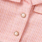 Long-sleeved Coat With Mid-waist Skirt Two-piece Set