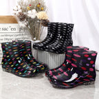 Four Seasons Fashion Rain Boots Women's Short Low-top Adult Waterproof Non-slip Water