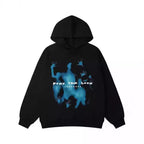 Hip-Hop Street Graffiti Hoodie Retro Casual Sports Brushed Hoody