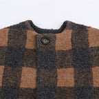 Autumn Women's Plaid Knitted Coat