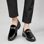 Patent Leather Shiny Shoes Lightweight Trendy Versatile Casual