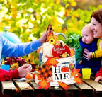 Fall Gnome Tiered Tray Decorations Set Farmhouse Pumpkin Decor Autumn Maple Leaf Table Centerpieces With Fall String Lights Thankgiving Day Fall Greeting Card Autumn Harvest Decorations Clearance Sale - The Premium