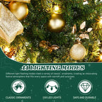 60in Pre-lit Christmas Wreath, Lighted Artificial Xmas Wreath With 220 Cold & Warm White Lights And 600 PVC Tips And DIY Ornaments, For Front Door Gate Wall Xmas Party Decorations, Light Green - The Premium