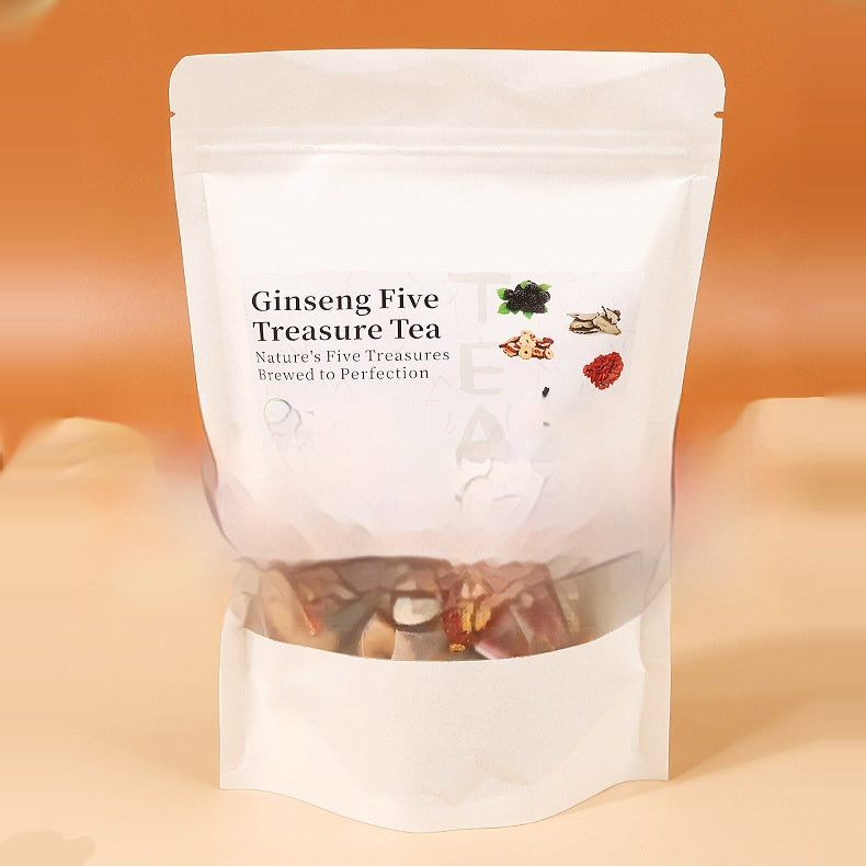 Ginseng Wubao Tea Healthy Nutrition Easy To Carry