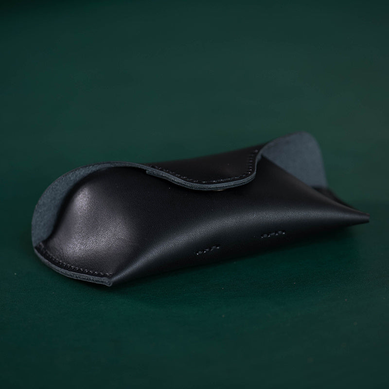 Fog Wax Leather Glasses Case Manual Sewing