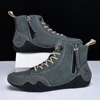 Men's High-top Handmade Leisure Ankle Boots