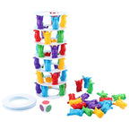 Penguin Tower Collapse Desktop Game Balance Toy Challenge Tower