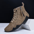 Men's High-top Handmade Leisure Ankle Boots