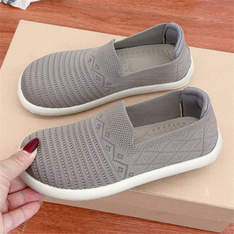 Spring Old Beijing Cloth Shoes Women Breathable Flat