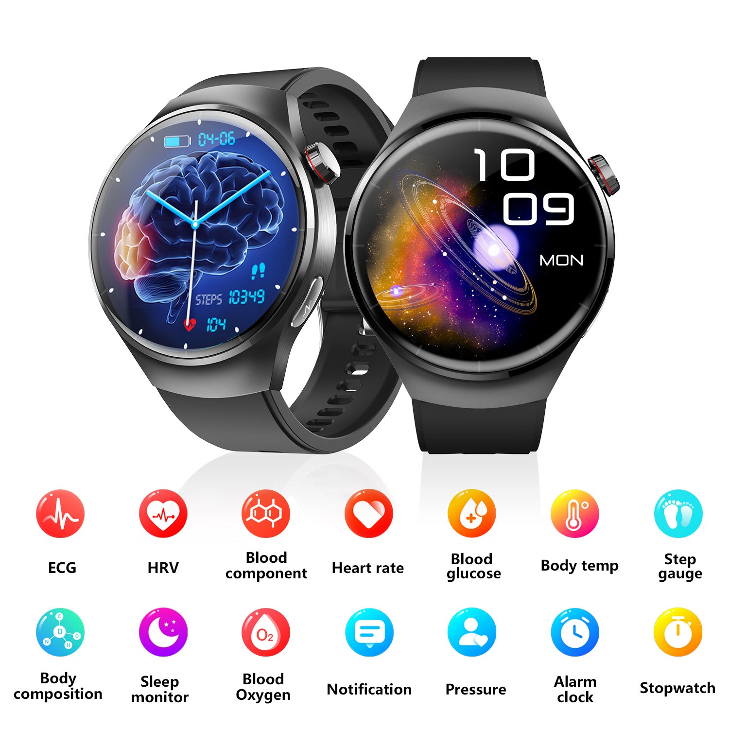 Fashion Smart Watch For Men Women Healthy Mornitoring Ips Screen Fitness Tracker With Bluetooth Call IP67 Waterproof Heart Rate Sleep SpO2 Monitor Pedometer Multiple Sports For Android IOS
