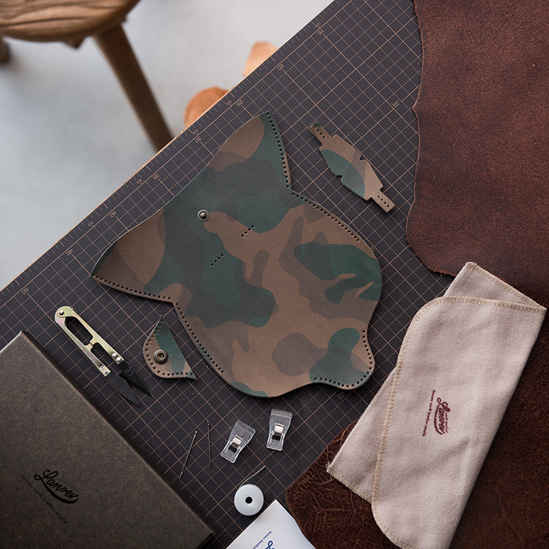 Fog Wax Leather Glasses Case Manual Sewing