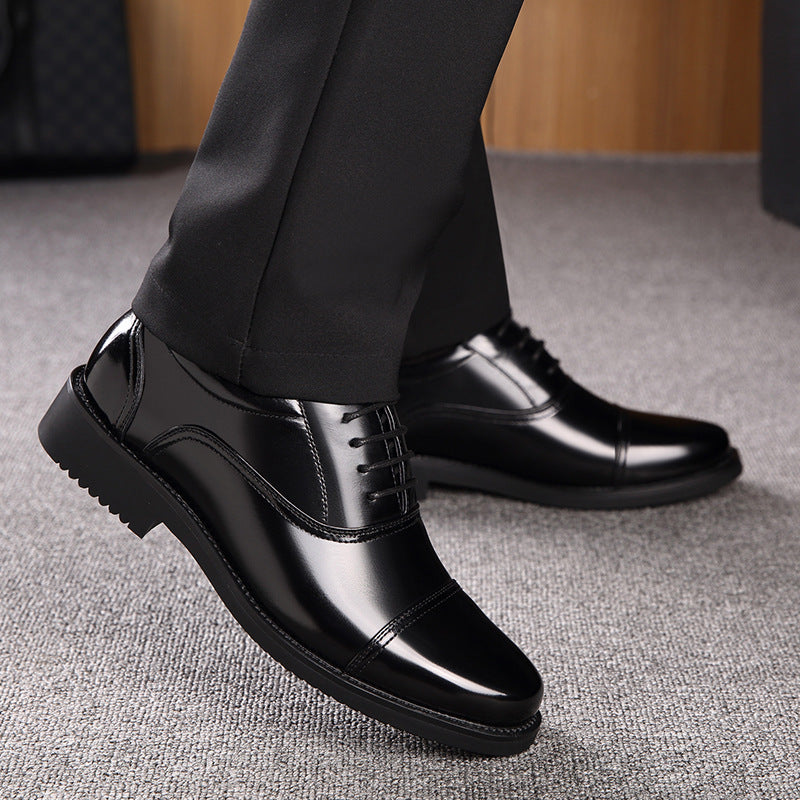 Black Business Formal Men's Leather Shoes