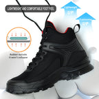 Men's Comfortable Breathable Anti-smashing And Anti-penetration Waterproof Work Shoes