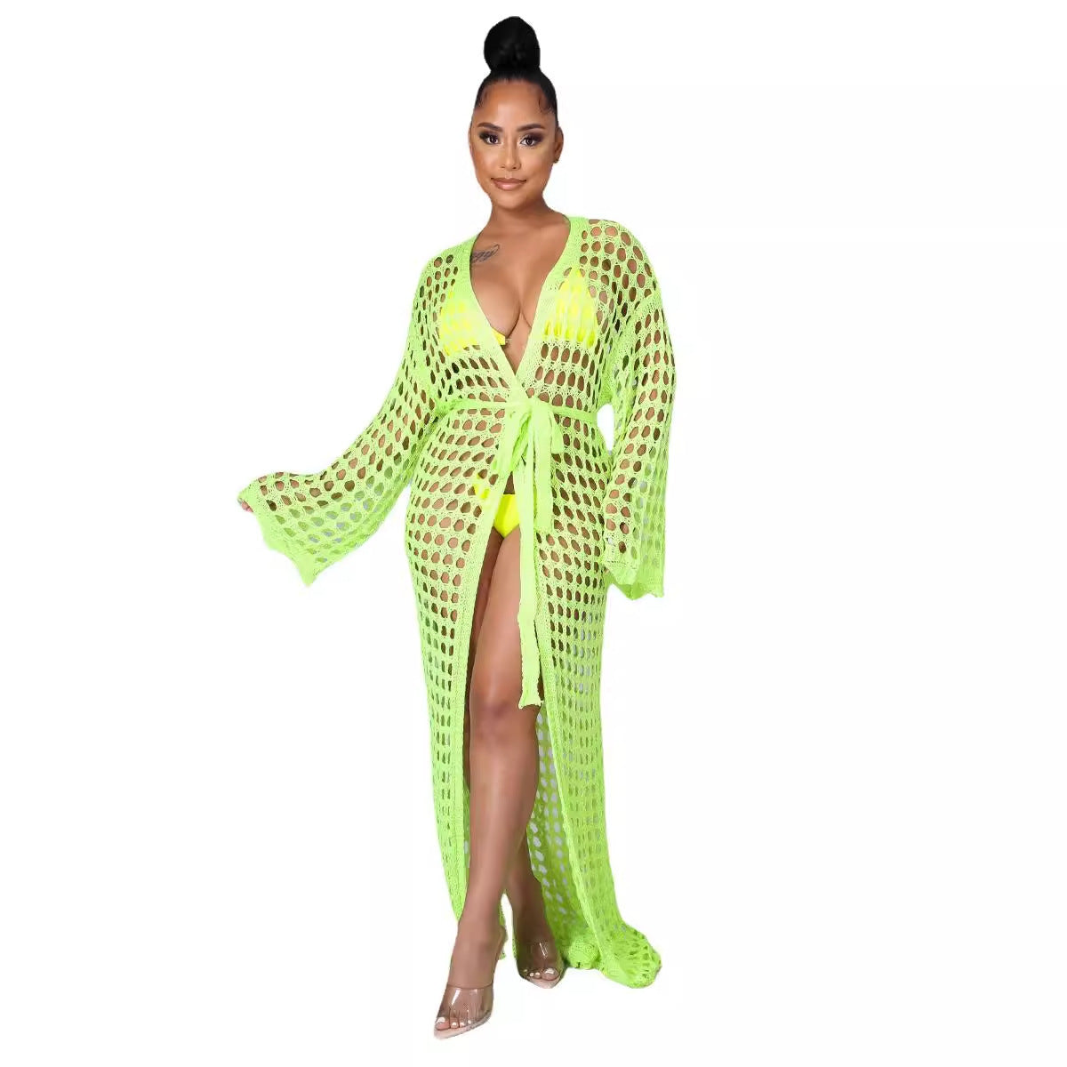 European And American Women's Clothing Dress Fashion Sun Protective Blouse