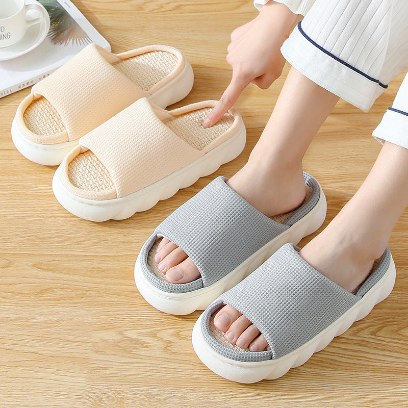 Men And Women Indoor Home Four Seasons Household Slippers