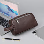 Men's Business Clutch Soft Leather Large Capacity Wear-resistant