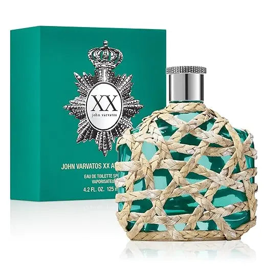 John Varvatos XX Artisan Teal Men’s Cologne Eau de Toilette (EDT) Spray – Aquatic Scent with Rosemary, Mineral Driftwood & Baie Rose | Available at ajprime.shop AJ PRIME