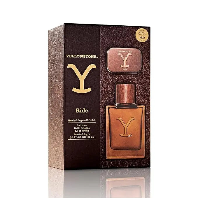 Tru Fragrance Beauty Yellowstone Ride Men’s Cologne Gift Set – Bold, Masculine Scent for Everyday Wear AJ PRIME