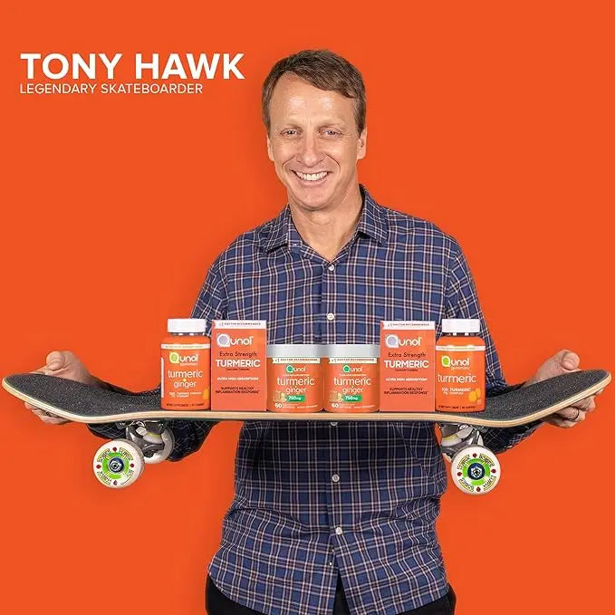 Qunol Turmeric & Ginger Soft Chews – 750mg Turmeric with Ultra High Absorption, Joint & Inflammation Support, 90 Count AJ PRIME