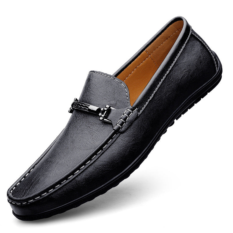Men's Plus Size Genuine Leather Breathable Shoes
